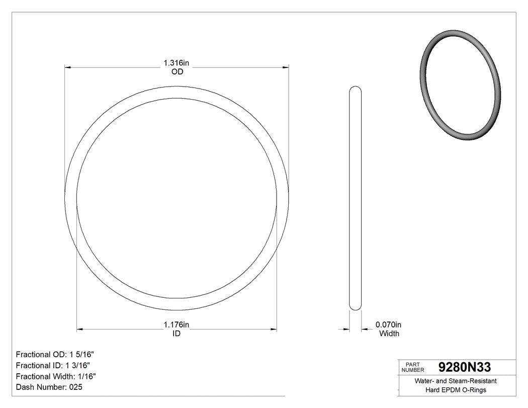 Technical drawing - 9280N33